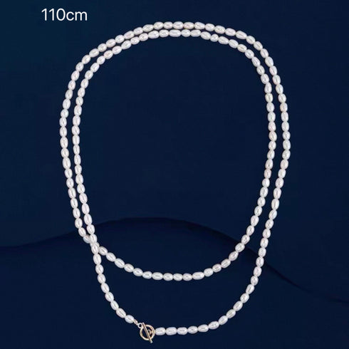Long Baroque Pearl Necklace